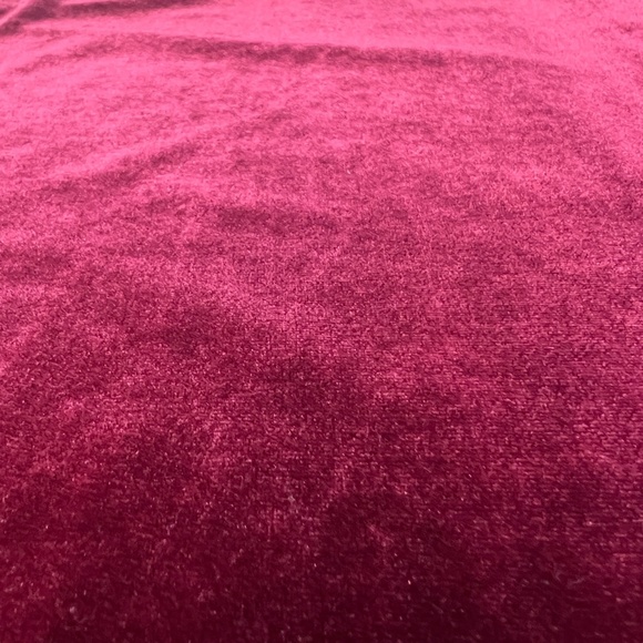 Working Classics Velvet Button‎ Shirt Size 22/24 Burgundy Fairy Glam Mature - Picture 8 of 8